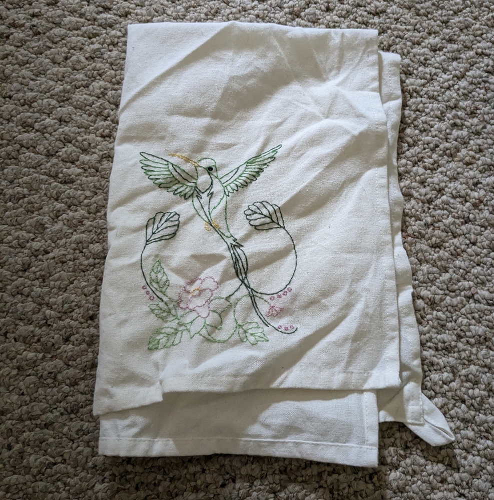 handmade tea towel